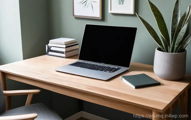 컬러테라피와 환경 디자인의 조화 - **Prompt:** A cozy and inviting home office bathed in soft, natural morning light. The walls are pai...