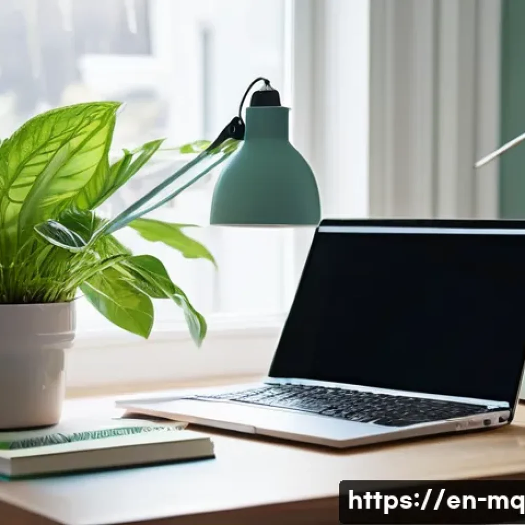 컬러테라피를 통한 창의력 증진 방법 - **Prompt:** A modern, minimalist home office designed for deep focus and analytical thought. A perso...